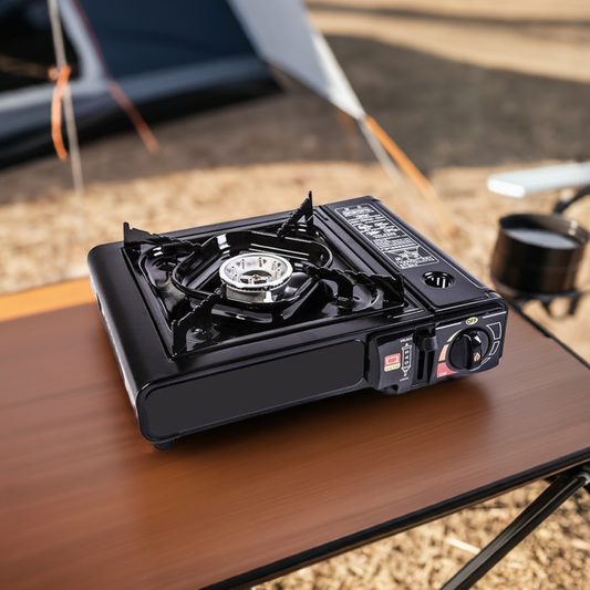 Cuisinière à cassette à gaz portative de camping