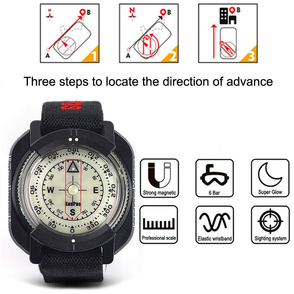 Waterproof Wrist Compass