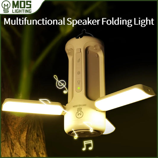 MOSLIGHTING Camping Lantern 9000mAh Bluetooth Speaker